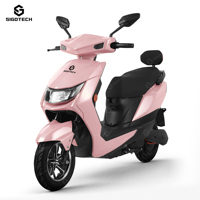 SIGOTECH, fournisseur d'usine de Wuxi, système électrique pour moto de tourisme, cyclomoteur électrique rose longue portée pour 2 personnes