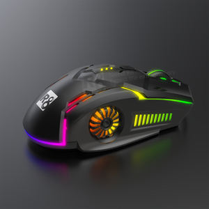 เมาส์ไร้สายแบบชาร์จได้ ดีไซน์ตามหลักสรีรศาสตร์ คุณภาพเยี่ยม สำหรับคอมพิวเตอร์และอุปกรณ์เสริม เหมาะสำหรับเกมเมอร์ - Product Image 4