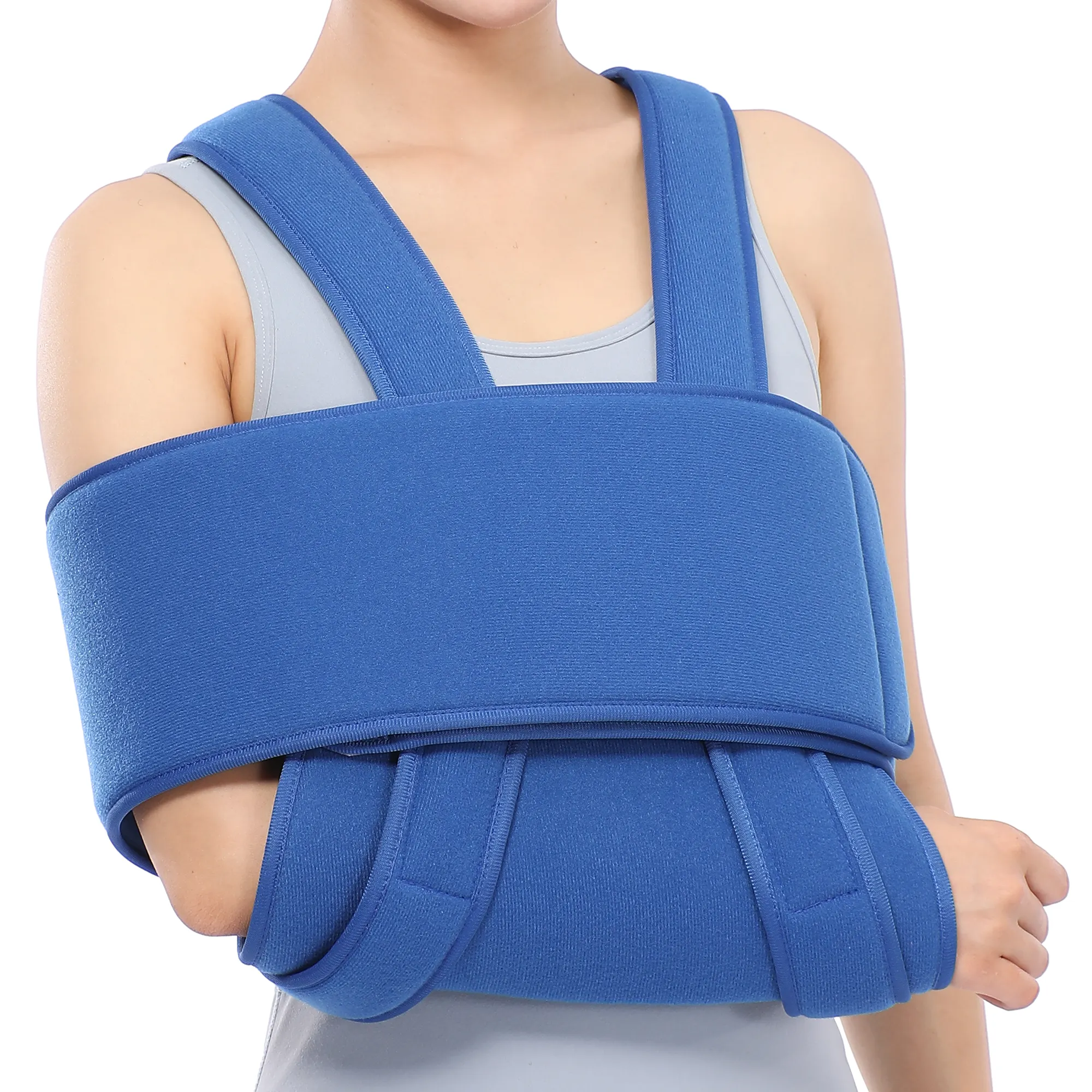 सीई ग्रेड कंधे Slings और Immobilizers चोट समर्थन दर्द राहत हाथ गोफन समर्थन ब्लू अनुकूलित