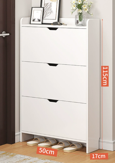 Blanco cálido, tres cubos, 115 cm.