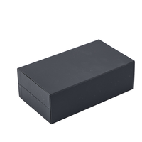 Boîte Cadeau de Luxe Noire Haut de Gamme pour Parfum, Portable et Réutilisable en EVA avec Revêtement UV et Estampage, Impression en Relief – Offre Spéciale