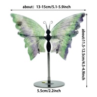 Vente en gros de pierres précieuses, cadeaux en forme d'ailes de papillon, pierres de guérison, artisanat en cristal, cristal naturel, sculpture d'ailes de papillon