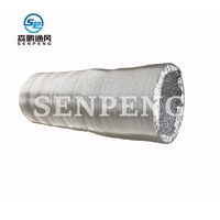 Conduit d'air spiralé en aluminium résistant à la chaleur 100mm 3m