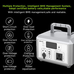 Maxworld MT500W-A05 150W MPPT Système d'alimentation portable solaire LiFePO4 avec onduleur à onde sinusoïdale pure et démarreur de saut pour le <span class=keywords><strong>camping</strong></span>, la maison et l'utilisation en voiture - Product Image 5