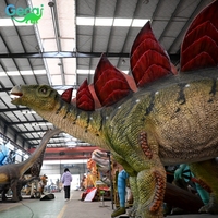 Gecai Jurassic 3D Dinosaur Animatronics stegosaurus Robot Dinosaur Model