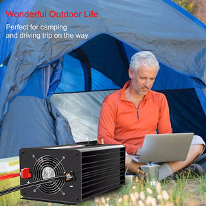 <span class=keywords><strong>Convertisseur</strong></span> onduleur hors réseau à onde sinusoïdale pure 3200W 96V DC à 220V AC pour système solaire RV Camping - Product Image 5