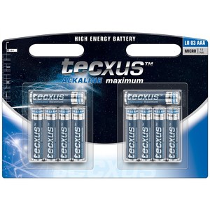 Pilas Alcalinas Tecxus LR03 AAA 1.5V Energía Máxima Paquete de 10 - Product Image 3