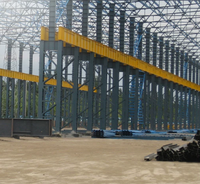 Edificio Moderno de Estructura de Acero Pesado Mengyuanxin para Oficinas, Parques Logísticos, Almacenes y Talleres, Garantía de Más de 5 Años, Soporte en Línea