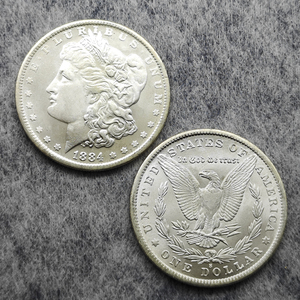 Pièces de monnaie commémoratives UNC des États-Unis, différentes dates (1878-1904), Dollar Morgan, cadeaux, décoration de la maison - Product Image 3