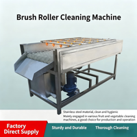 Industriële transportbandwasmachine voor fruit & groenten, zoals paprika, drakenvrucht, mango, met waterrecyclinginstallatie
