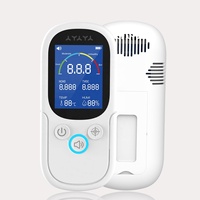 S-noyafa-détecteur de qualité de l'air JMS12, grand écran LED, détection d'humidité et de température à formaldéhyde, tsco