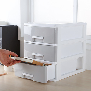 Cajonera Apilable de Plástico PP de 3 Niveles para Almacenamiento de Juguetes, Organizador Multifuncional para Armario, Color Personalizado de Fábrica, Venta al Por Mayor - Product Image 2