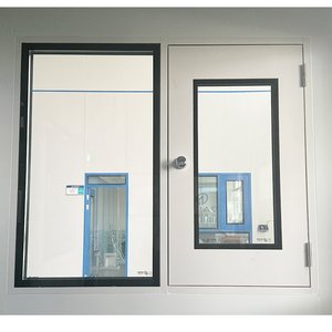 Ventanas de Purificación de Vidrio Templado con Marco de Aleación de Aluminio, Resistentes al Fuego y al Sonido, para Laboratorios y Talleres Electrónicos - Product Image 4