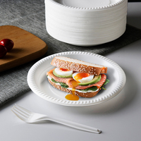 Récipients alimentaires jetables à emporter 3 compartiments biodégradables en plastique pour micro-ondes Emballage de fast-food pour restaurant