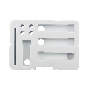 Tùy chỉnh hình dạng đặc biệt EVA bọt đóng gói Hộp lót bằng bọt chống sốc đồ trang sức Hộp Quà Tặng công cụ miếng bọt biển cách âm màu xám - Product Image 1