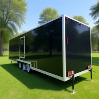 Prix d'usine, grande remorque de toilettes portables à 10 postes avec climatisation pour événements en plein air, fêtes