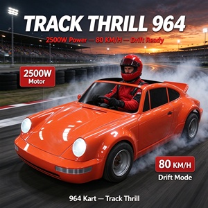 Go Kart Eléctrico Estilo 964, 72V, 80km/h, Retro, para Adultos, con Autonomía de 100km, Logotipo Personalizado, Color a Elección, Venta al Por Mayor - Product Image 3