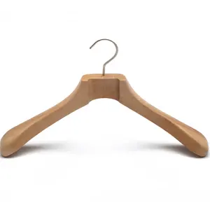 Custom Color High-grade Wooden Men Clothing Hangers