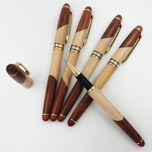Creative Natural Mahogany Laser Engraved Signature Pen Bamboo Products Ballpoint Pen <strong>Gift</strong> Set - Product Image 6