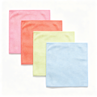Chiffon de nettoyage en microfibre perlée, 4 couleurs, sans peluches, réutilisable, logo personnalisé, taille et couleur, directement de l'usine, pour objectif d'appareil photo, écran de téléphone