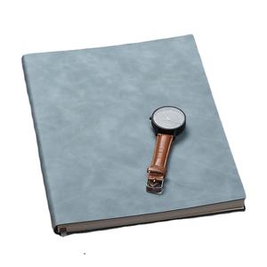 B5 Cuaderno <span class=keywords><strong>grande</strong></span> cubierta de cuero suave literario exquisito simple A4 línea horizontal diario reunión de negocios registro Bloc de notas - Product Image 1