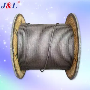 Julisling Non Galvanized Steel Wire Rope 6*7+FC Lifting Of The Wire Rope Home Decor Galvanized Cutting GOST