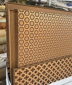 Panneau mural perforé en aluminium moderne, finition anodisée, anti-corrosion, utilisation extérieure, largeur 70 pouces, découpe laser, revêtement décoratif - Product Image 4