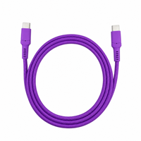 Câble USB du fabricant 0,9 m 1,8 m 3 m Câble de données 60 W 100 W 240 W USB-C vers USB-C Micro 8 broches en nylon tressé durable pour charge rapide