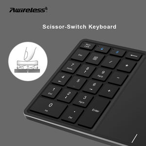 Clavier numérique sans fil rechargeable 2.4G avec pavé tactile 22 touches pour PC, Mac Book, ordinateur portable - Product Image 6