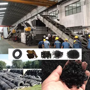 Recycling Of Tyres/Used Tyre Recycled Line/China Factory Promote Rubber Powder Product Line