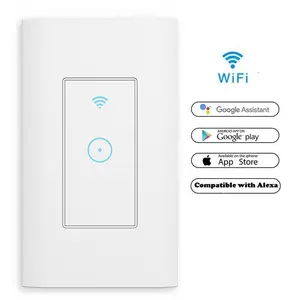 Tuya App Controlled Light Switch/Smart Wireless Wifi Wall Light Switch/Smart Wifi Wall Switch