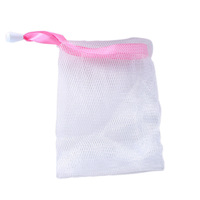Sac en filet pour savon fait main 9*11cm, en nylon, pour mousse de lavage du visage, recyclable, promotionnel, Fujuan Fzd0911, personnalisable, soie