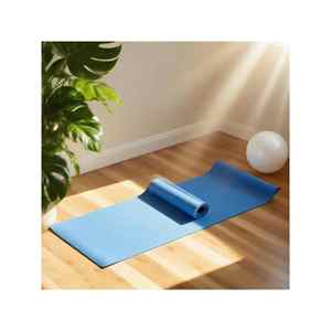 Esterilla de yoga de goma, azul, rosa, 60 cm x 15 cm x 10 cm, alta elasticidad, para uso en ejercicios en casa - Product Image 6