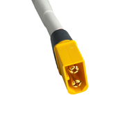 10 paires de connecteurs mâles et femelles Amass XT60H XT60H-F XT60H-M, connecteur à balle XT60H XT60, câble avec capuchon, gaine noire
