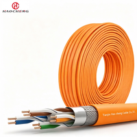 Câble Ethernet industriel Cat6/Cat6A/Cat7 en cuivre, rouleau de 305 m (1000 pi), câble réseau Gigabit haute vitesse en cuivre pur pour LAN
