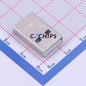 917-P81A101ED60200 USB Connector Through hole Component (THT) Connector Type-A USB 2.0 Male Sink Board - Product Image 1