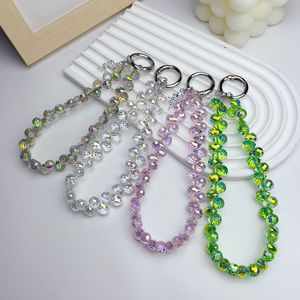 พวงกุญแจห้อยโทรศัพท์แฟชันแบบเรียบง่ายทันสมัยสายคล้องข้อมือคริสตัลสตรอเบอรี่สายคล้อง2024 - Product Image 1