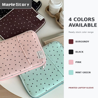 Housse d'ordinateur portable mignonne à imprimé étoiles pour MacBook Air Pro 13 14 15 pouces, étui de protection rembourré avec poche avant, logo personnalisé OEM ODM