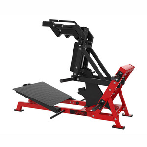 Machine à Squat Réglable avec Plateforme de Levage, Coussinets d'Épaule Larges et Épais <span class=keywords><strong>pour</strong></span> Entraînement Intensif des Jambes - Product Image 1