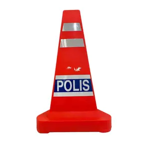 Highway Traffic Cone Road Cone PVC Safety Cone Traffic Equipment