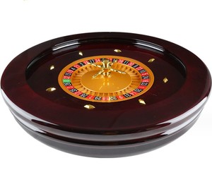 Roue de roulette en bois professionnelle de 20 pouces de diamètre pour jeu de roulettte de style maison de style casino - Product Image 2