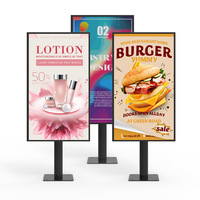 Nouvel écran d'affichage numérique à haute luminosité de 55 pouces orienté vers les fenêtres pour centre commercial