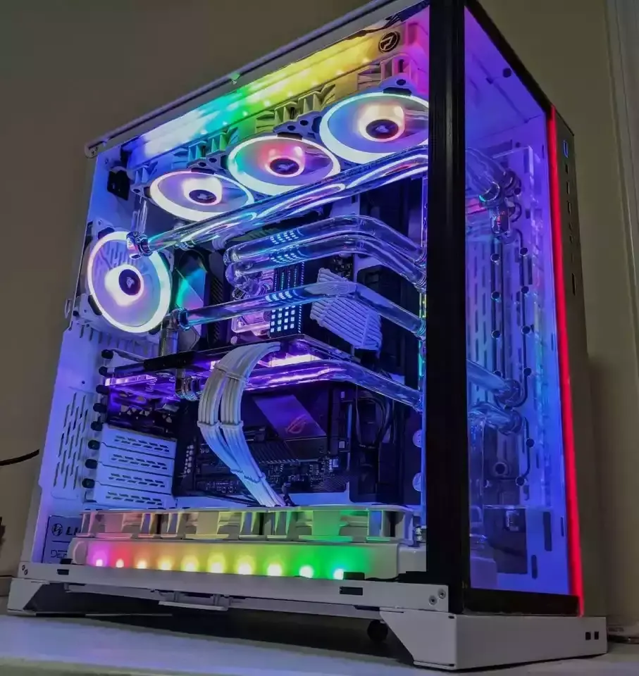 Otantik Ultimate oyun bilgisayarı PC-özel Hardline hava soğutmalı oyun PC - i9 11900k - RTX 3080 - 64GB RAM RGB