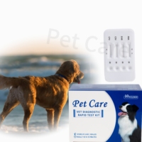 Équipement vétérinaire, kit de test réutilisable pour les anticorps IgG contre le virus de la panleucopénie canine, l'herpèsvirus, le calicivirus, le coronavirus et le toxoplasmose