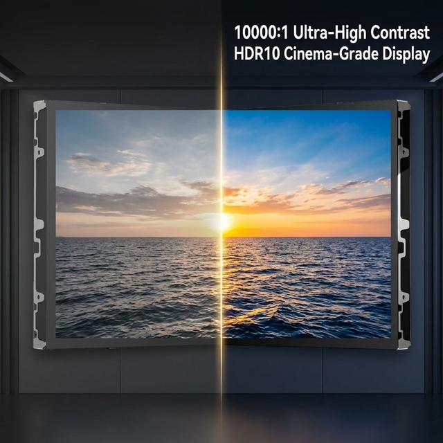 600nit Brightness 4800Hz High Refresh Rate HDR10 COB LED Display Screen Fine Pitch LED Video Wall Panel for Indoor/Outdoor Use