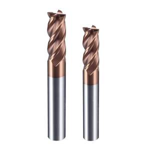 Fresa Tórica Redonda, Fresas Esféricas, Fresa Plana, Carburo TiAIN AlTin Tin 4CTES 45HRC 55HRC 65HRC 6 MM 8MM 10MM 12MM para Corte - Product Image 2