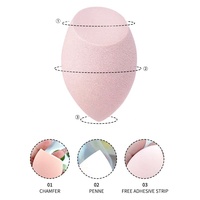 4 pièces maquillage éponge mélangeur beauté oeuf cosmétique bouffée fond de teint doux éponges poudre bouffée femmes maquillage accessoires outils de beauté