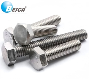 Juego de Pernos y Tuercas Hexagonales de Acero Inoxidable <span class=keywords><strong>BESCA</strong></span> DIN933/DIN931 - Fijaciones de Alta Resistencia SS304/SS316 (Disponibles en M6-M24) - Product Image 2