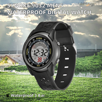 Jam Tangan Pria Digital Mewah Merk Ternama dengan Tali Baja Anti Karat, Tahan Air, Alarm, Kronograf & Layar LED