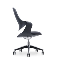 Chaise de bureau moderne en plastique de haute qualité, chaise de bureau mobile, chaise de bureau pour ordinateur